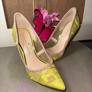 Jessica Simpson Electric yellow Shoes for women's